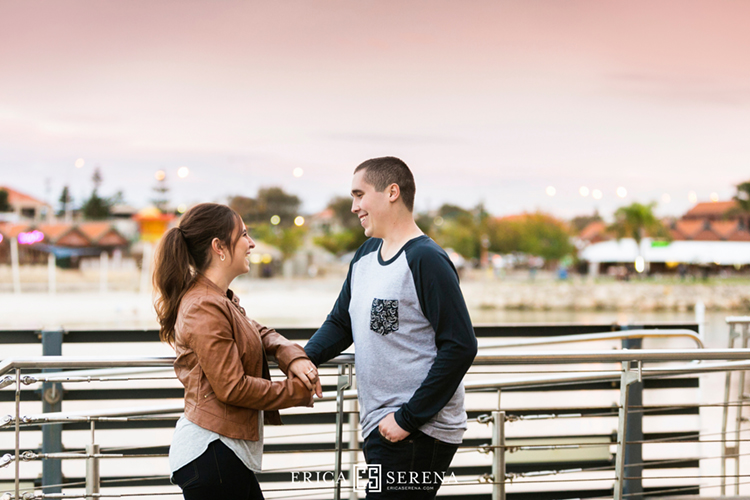 engagement photos perth, photos at hillarys boat harbour