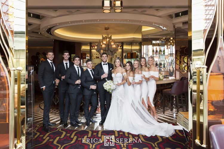 wedding at crown perth, pallas couture bride