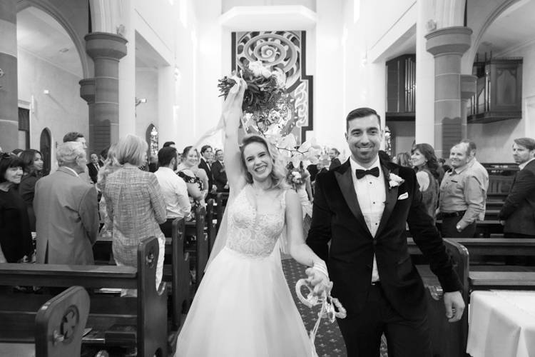 galleria couture, perth church wedding, st patrick's basilica fremantle