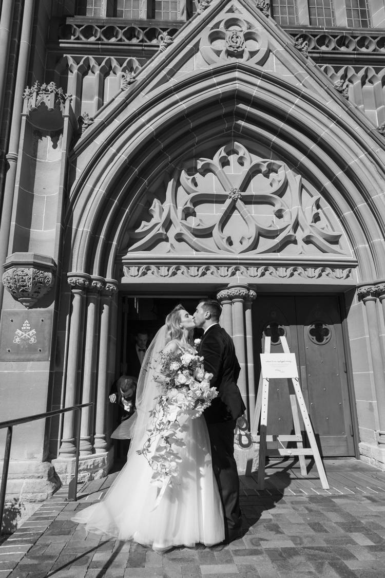 galleria couture, perth church wedding, st patrick's basilica fremantle