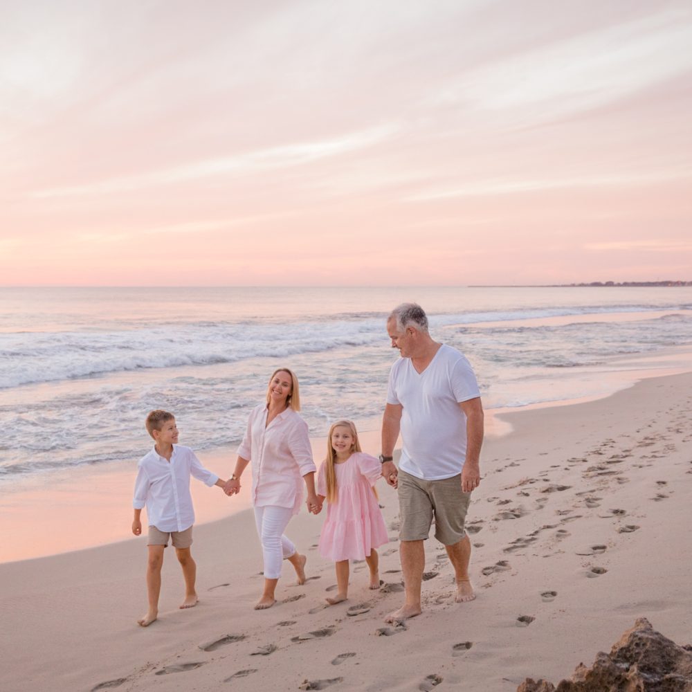 beach family photography perth