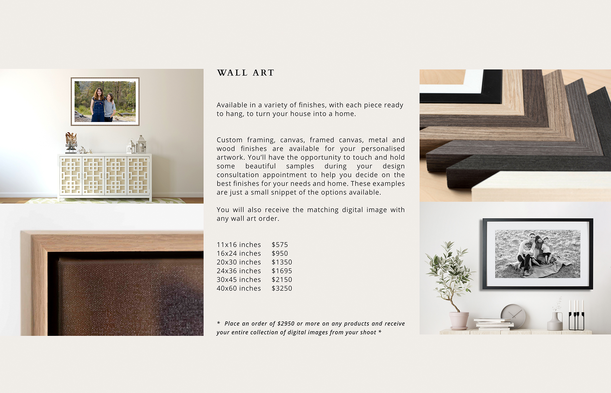 05 - WALL ART PRICING PAGE