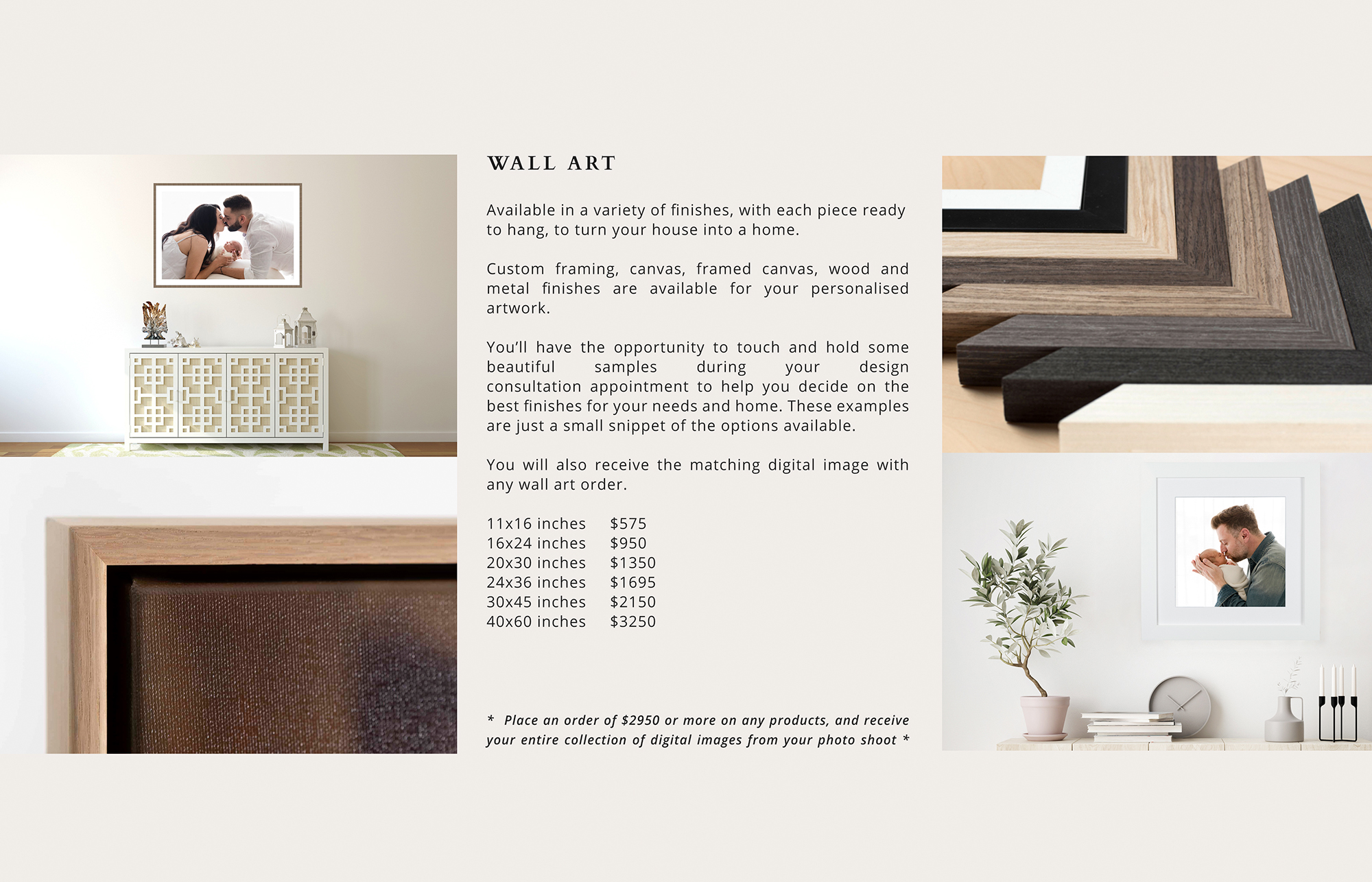 06 - WALL ART PRICING PAGE