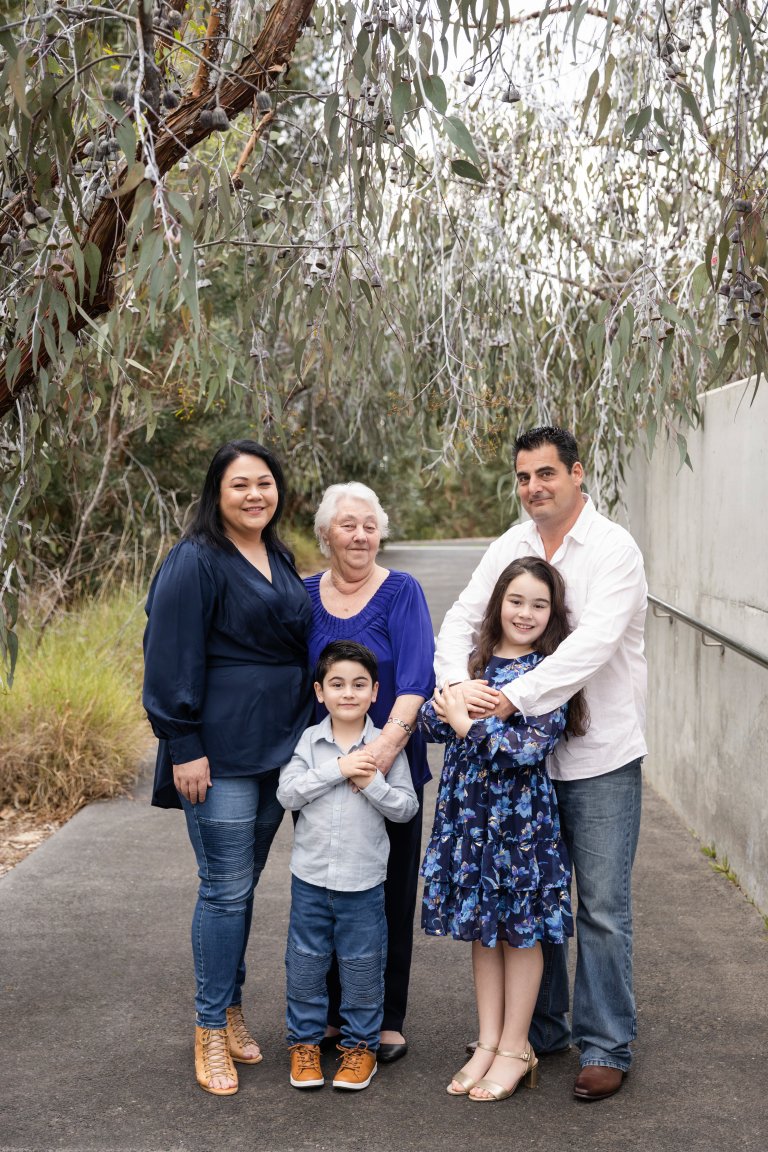 Autumn and Winter family photos in Perth