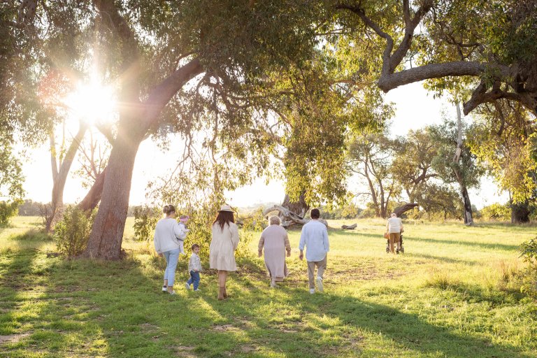 Autumn and Winter family photos in Perth