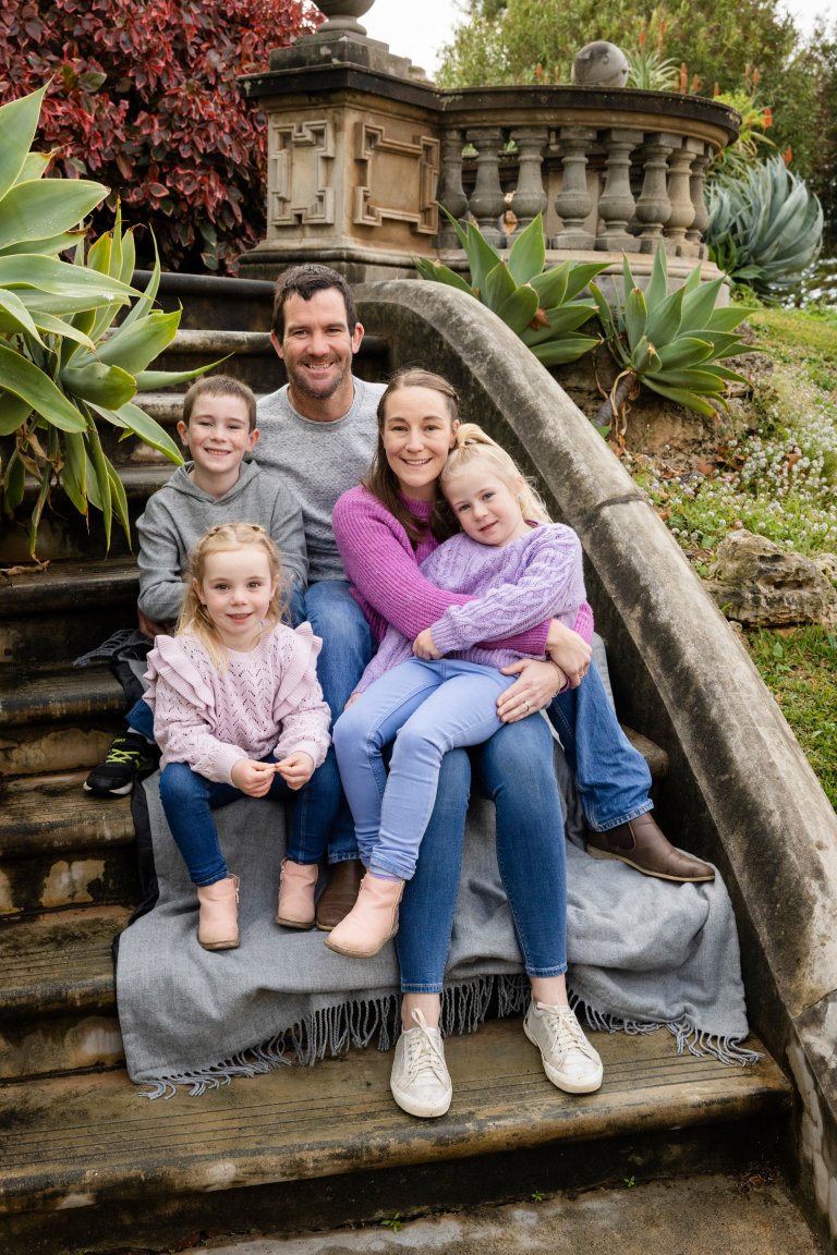 Autumn and Winter family photos in Perth