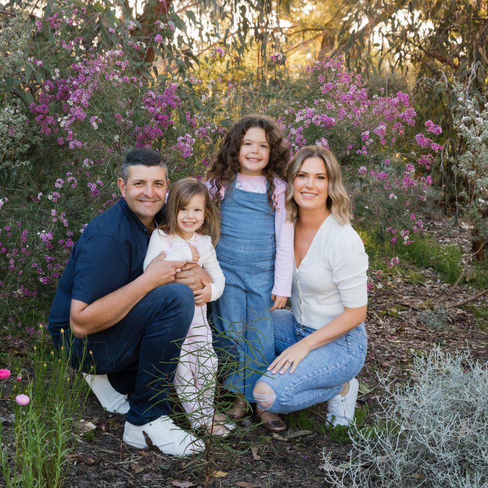 Autumn and Winter family photos in Perth
