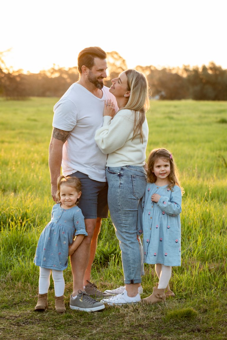 Autumn and Winter family photos in Perth