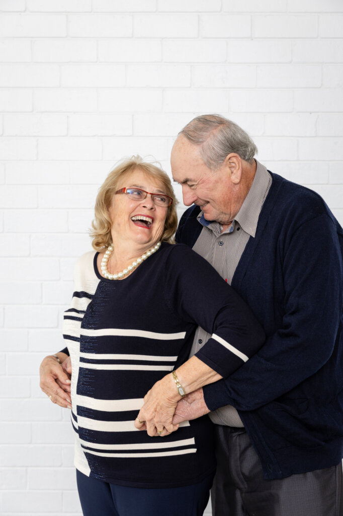 elderly couple portrait studio family photographer Perth