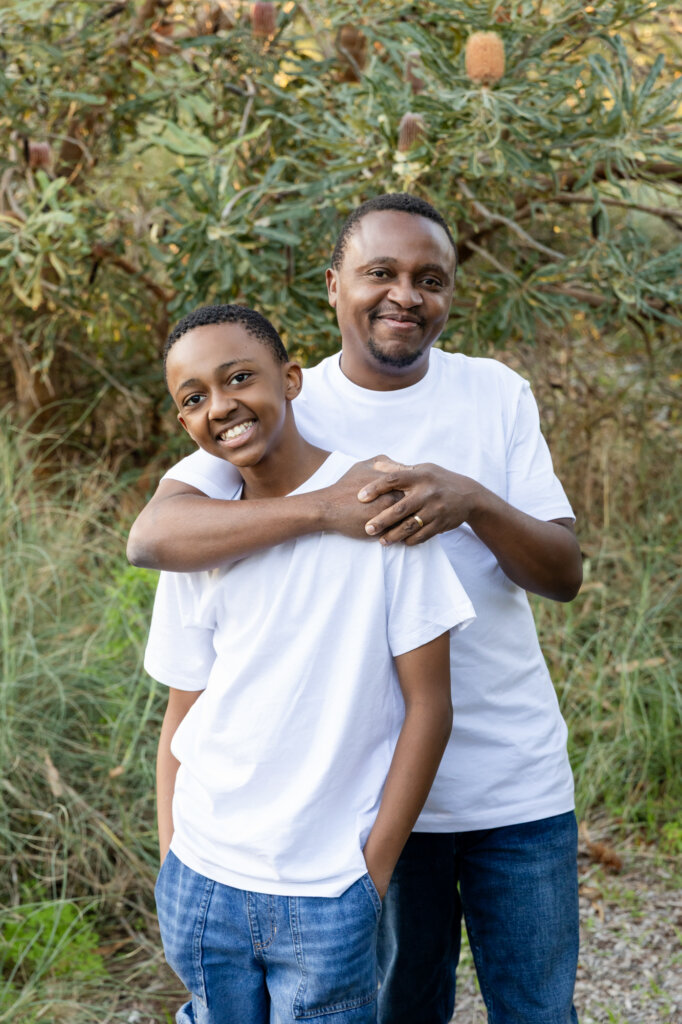 father and son portrait Perth family photography